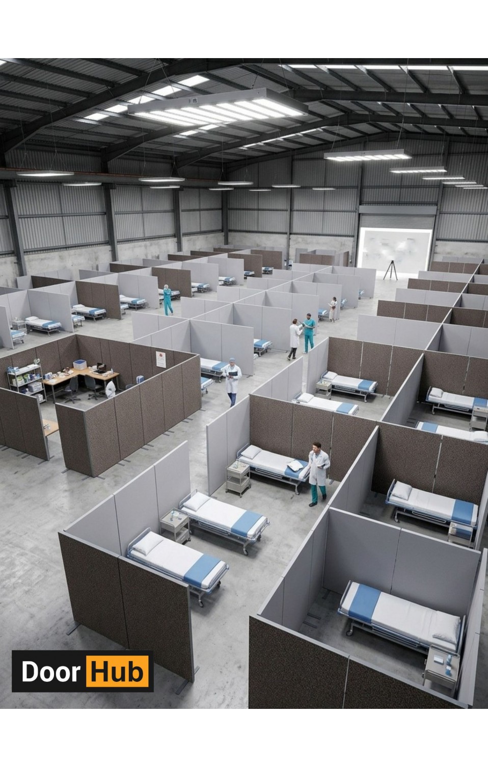 Freestanding Medical Room Dividers UAE for Flexible Healthcare Spaces